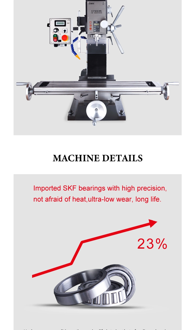 Hobby Manual Lathe Manufacturer Small Lathe Competitive Price Mini Lathe Drilling Machine Small Milling Machine Ctgs35