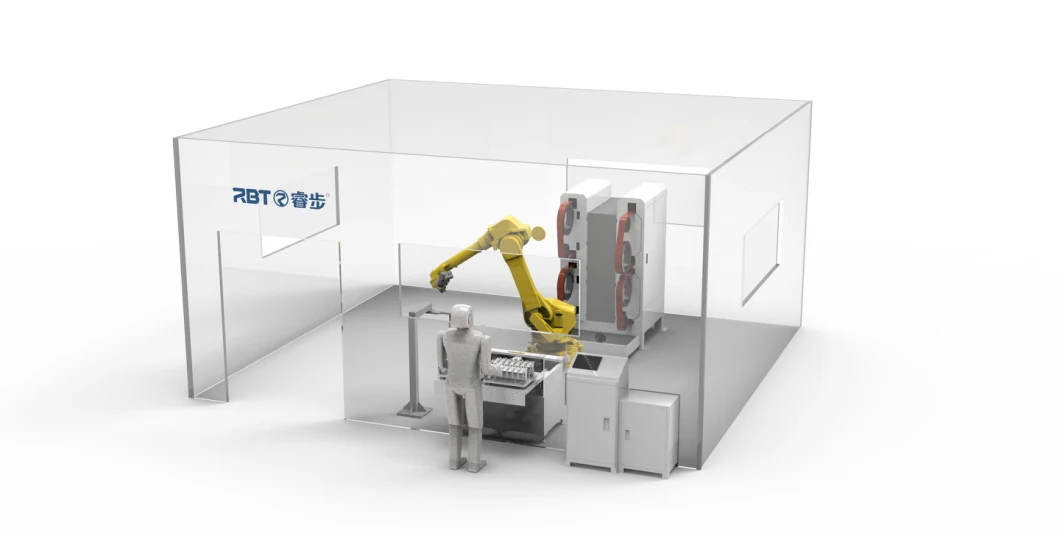 CNC Robot Arm Grinding Polishing Machine for Sanitary Ware Faucets