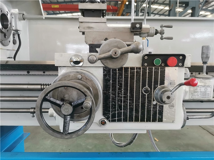 Semi-Automatic High Precision Brake Lathe Horizontal Lathe Bed Big Swing Gap-Bed Conventional Metal Lathe (CA6150)